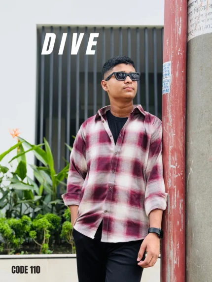 Flannel Check Shirt - 110